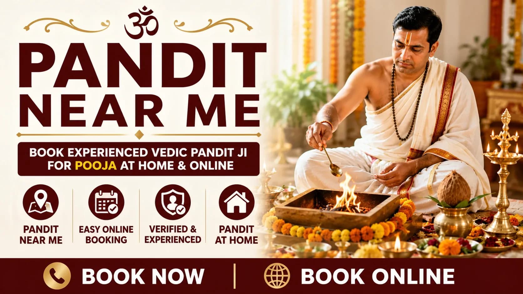 Book Experienced Vedic Pandit Ji
